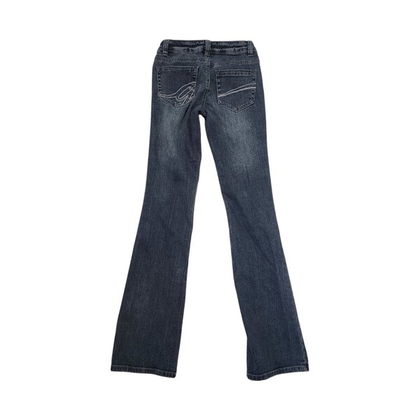 Garage Women's Bootcut Stretch Jeans Size 26 Blue Mid Rise 98% Cotton - Picture 8 of 9